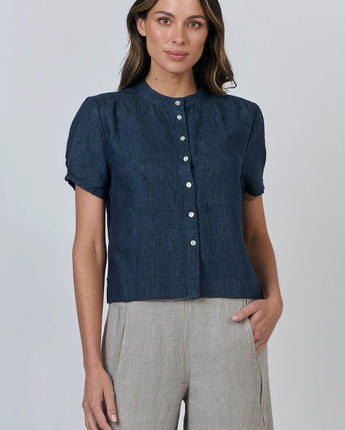 Linen Top Poseidon