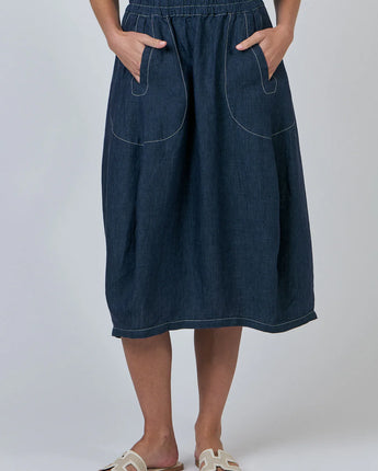 Linen Skirt Poseidon