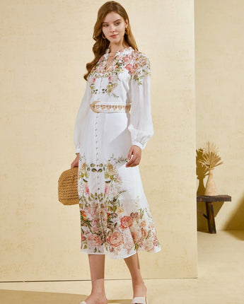 Heather Printed Dress