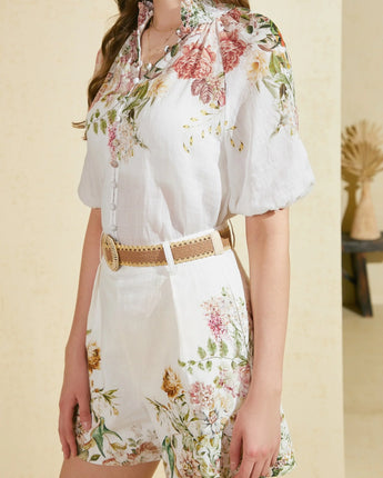 Nathan Printed Blouse