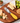 MH009 Yellow Cheese Knife Silver