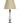Brass Stem Glass Lamp