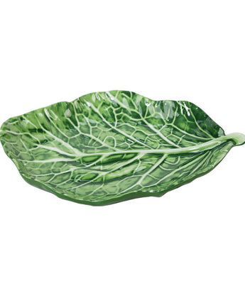 Melamine Cabbage Leaf Large Platter 30cm