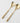 Honeycomb Salad Servers Gold