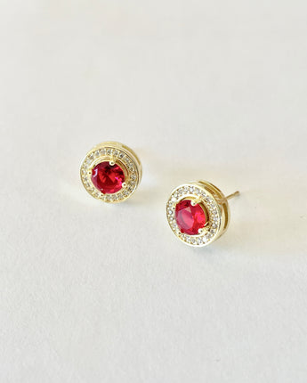 Greybird Gracie Earrings Ruby