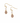 GE014 Blushing Drop Earrings