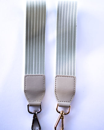Wristlet/Keyring Beige Stripe