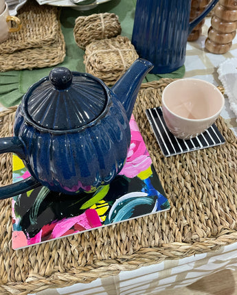 Bec Fing Designs Rose Mural Trivet