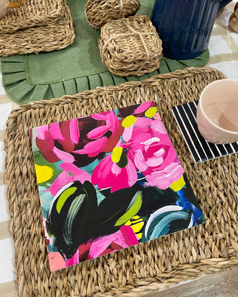 Bec Fing Designs Rose Mural Trivet