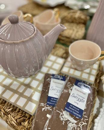 Bec Fing Designs Beige Check Trivet