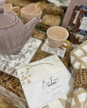 Bec Fing Designs Beige Berries Coaster Set