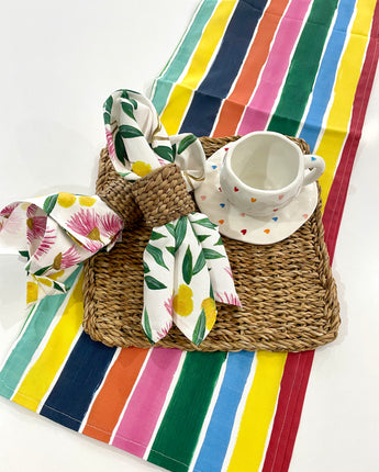 Bec Fing Designs Multi Stripe Table Runner