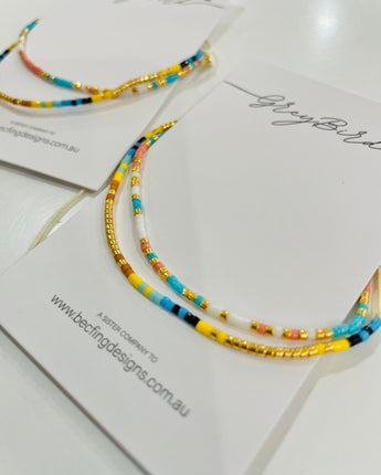 Cookie Dough Duo Bead Bracelet Greybird
