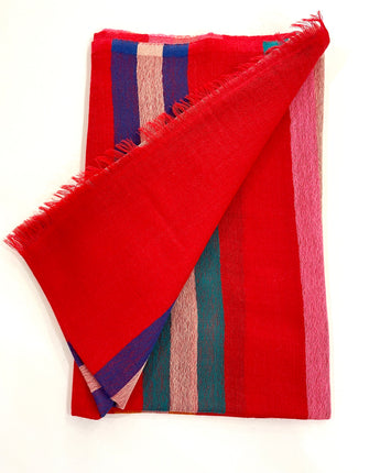 Red Stripe Scarf