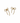 GE024 Rope Bow Earrings Gold