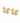 GE029 Twisted Bow Studs Gold
