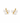GE040 Satin Bow Pearl Studs