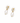 GE030 Star Drop Pearl Studs