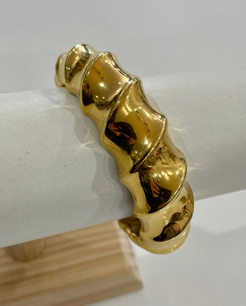Greybird Hope Gold Bangle
