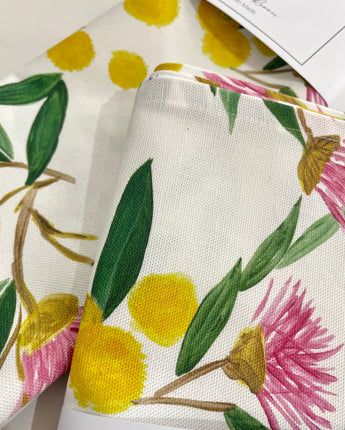 Bec Fing Designs Table Runner Wattle Gum