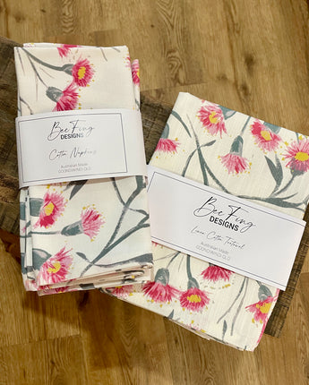 Bec Fing Designs Flowering Gum Napkins - Set of 4