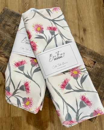 Bec Fing Designs Table Runner Flowering Gum