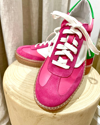 Glow Sneaker Fuchsia