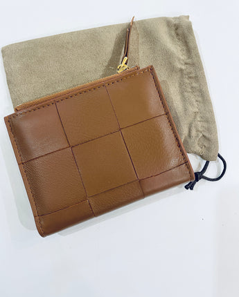 Tan Evie Card & Coin Wallet