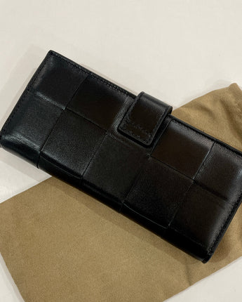 Zara Weave Wallet Black