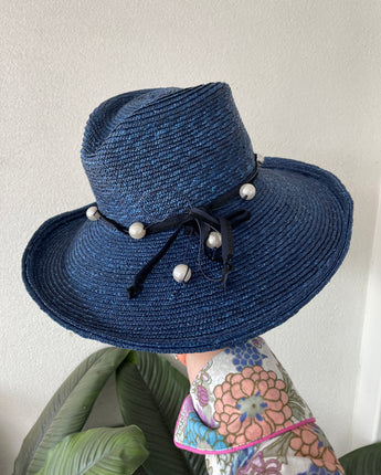 Milanese Navy Pearls