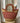 Large U Shopper Basket Raspberry