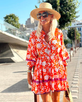 Place du Soleil Dress Orange