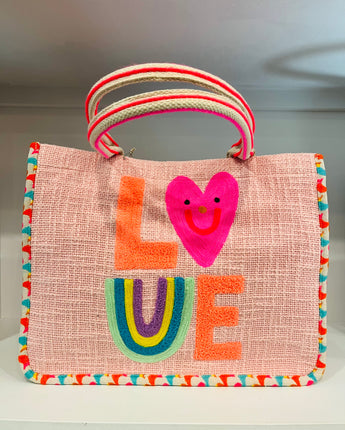 Pink Love Tote Bag