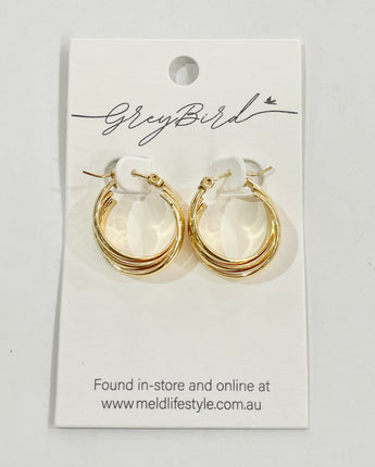 Greybird Stella Earring Gold