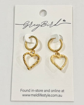 Greybird Willow Earring Gold