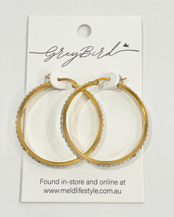 Greybird Ivy Hoops Gold
