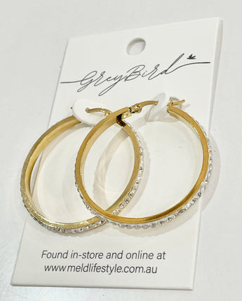 Greybird Ivy Hoops Gold