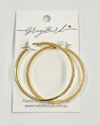 Greybird Jane Hoops Gold
