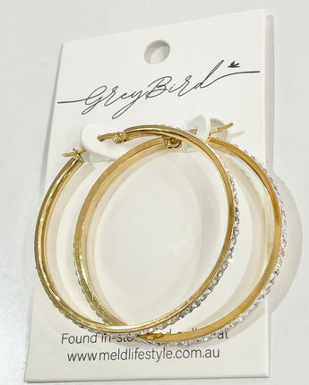 Greybird Jane Hoops Gold