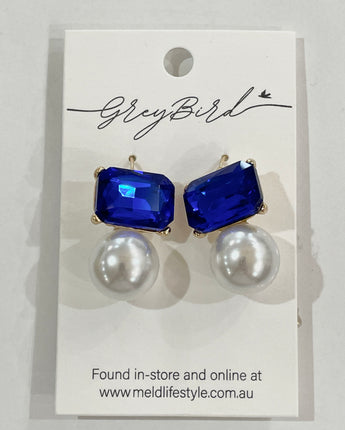 Greybird Bria Earring Cobalt