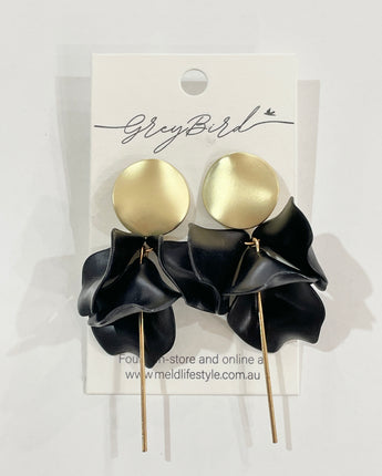 Greybird Brooklyn Earring Black