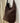 Choc Suede Stud Hobo