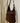 Choc Suede Stud Hobo