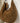 Suede Eyelet Hobo Cognac