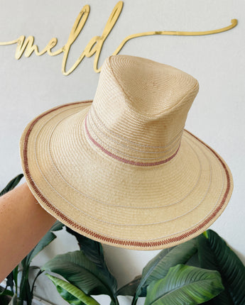 Corfu Travel Hat Blush/Tan
