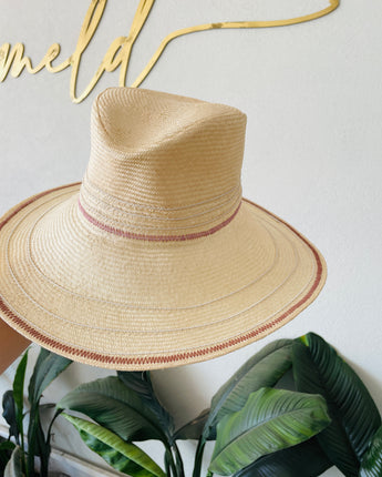 Corfu Travel Hat Blush/Tan