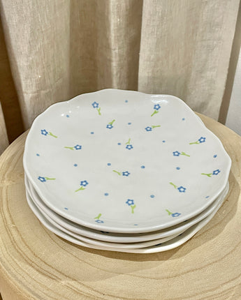 Blue Daisy Plate