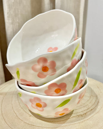 Peach Daisy Bowl