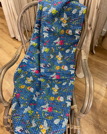 Kantha Quilt Botanical - Assorted