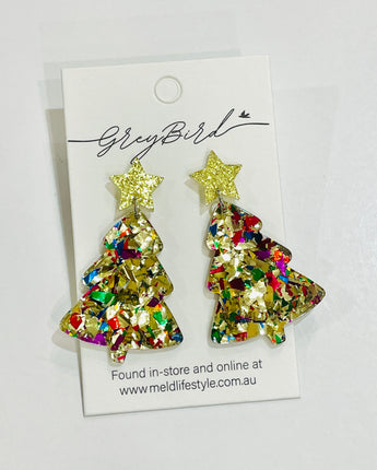 Bling Tree Earrings - Assorted